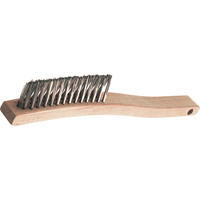 V-Groove Long Handle Scratch Brushes, Steel, 3 x 14 Wire Rows, 13-3/4" Long Air Extreme Inc.