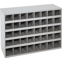 Armoires pour bacs de rangement en acier, 33-3/4" la x 12" p x 23-7/8" h, Gris Air Extreme Inc.