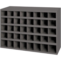 Armoires pour bacs de rangement en acier, 33-3/4" la x 8-1/2" p x 22-1/4" h, Gris Air Extreme Inc.