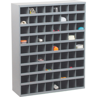 Armoires pour bacs de rangement en acier, 33-3/4" la x 12" p x 42" h, Gris Air Extreme Inc.