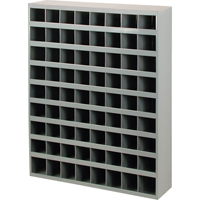 Armoires pour bacs de rangement en acier, 33-3/4" la x 8-1/2" p x 42" h, Gris Air Extreme Inc.