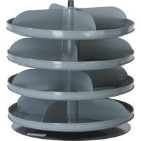 Modules de stockage Rotabin, 60 lb Capacit&eacute; par niveau, 4 Niveau(x), 18-1/2" ha x 17" dia Air Extreme Inc.