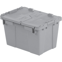 Flipak&reg; Polyethylene Plastic (PE) Distribution Containers, 15.2" x 10.9" x 9.7", Grey Air Extreme Inc.