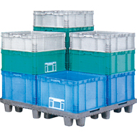 Syst&egrave;me de contenants d'exp&eacute;dition 4845 de StakPak Plus, 15" la x 24" p x 14,5" h, Bleu royal Air Extreme Inc.