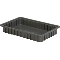 Contenants Divider Box, Poly&eacute;thyl&egrave;ne, 16,5" la x 10,9" p x 2,5" h, Gris Air Extreme Inc.