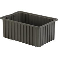 Contenants Divider Box, Poly&eacute;thyl&egrave;ne, 16,5" la x 10,9" p x 7" h, Gris Air Extreme Inc.