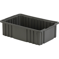 Contenant Divider Box, Poly&eacute;thyl&egrave;ne, 16,5" la x 10,9" p x 5" h, Gris Air Extreme Inc.