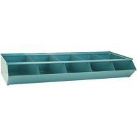 Sectional Bin Units, 100 lbs. Cap., 37" W x 15-1/2" D x 6" H, Blue Air Extreme Inc.