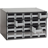 Modular Parts Cabinets, Steel, 20 Drawers, 17" x 10-9/16" x 2-1/16", Grey Air Extreme Inc.