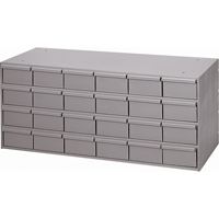 Casiers &agrave; tiroirs industriels, 24 tiroirs, 33-3/4" la x 11-5/8" p x 14-3/8" h, Gris Air Extreme Inc.
