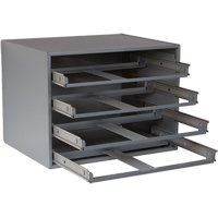 Casiers pour boîtes &agrave; compartiments, Acier, 4 compartiments, 20" la x 15-3/4" p, 15" h, Gris Air Extreme Inc.