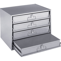 Casiers pour boîtes &agrave; compartiments, Acier, 4 compartiments, 20" la x 15-3/4" p, 15" h, Gris Air Extreme Inc.