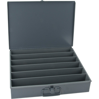 Compartment Steel Scoop Boxes , 18.34" W x 12.16" D x 3.16" H, 6 Horizontal Compartments Air Extreme Inc.