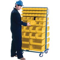 Support mobile deux c&ocirc;t&eacute;s pour bacs, &agrave; deux c&ocirc;t&eacute;s, 96 bacs, 36" la x 24" p x 63" h Air Extreme Inc.