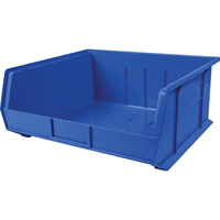 Plastic Bin, 16-1/2" W x 11" H x 18" D, Blue Air Extreme Inc.