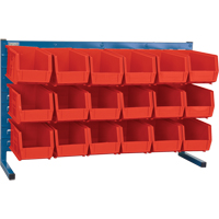 Rayonnage &agrave; persienne avec bacs, 18 bacs, 36" la x 8-1/4" p x 22" h Air Extreme Inc.