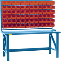 Rayonnage &agrave; persienne avec bacs, 36 bacs, 72" la x 15" p x 40" h Air Extreme Inc.