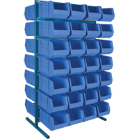 Double-Sided Stationary Bin Rack, 36" W x 24" D x 61" H, 56 Bins Air Extreme Inc.