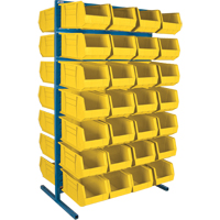 Double-Sided Stationary Bin Rack, 36" W x 24" D x 61" H, 56 Bins Air Extreme Inc.