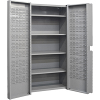 Deep Door Combination Cabinets, 38" W x 24" D x 72" H, Grey Air Extreme Inc.