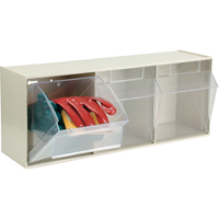 Tip-Out Bins Modular Storage System, 23-5/8" W x 7-3/4" D x 9 1/2" H, 3 Drawers Air Extreme Inc.