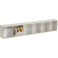 Tip-Out Bins Modular Storage System, 23-5/8" W x 3-5/8" D x 4-1/2" H, 6 Drawers Air Extreme Inc.