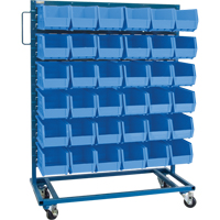 Support mobile pour bacs &agrave; un c&ocirc;t&eacute;, &agrave; un c&ocirc;t&eacute;, 36 bacs, 36" la x 16" p x 46-1/2" h Air Extreme Inc.