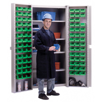 Deep-Door Combination Cabinet, 38" W x 24" D x 72" H, 4 Shelves Air Extreme Inc.