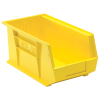 Bacs ultra empilable & suspendable, 8-1/4" la, 7" h x 14-3/4" p, Jaune Air Extreme Inc.