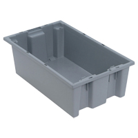 Contenants Stack & Nest, 6" x 18" x 11", Gris Air Extreme Inc.