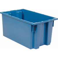 Stack & Nest Totes, 9" x 18" x 11", Blue Air Extreme Inc.