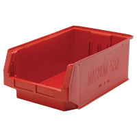 Contenants g&eacute;ants empilables, 12,375" la x 19,75" p x 7,875" h, Rouge Air Extreme Inc.