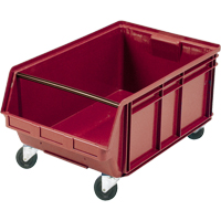 Bac g&eacute;ant empilable et mobile, 11-7/8" ha x 18-3/8" la x 29" p, Capacit&eacute; de 150 lb, Rouge Air Extreme Inc.
