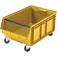 Bac g&eacute;ant empilable et mobile, 11-7/8" ha x 18-3/8" la x 29" p, Capacit&eacute; de 150 lb, Jaune Air Extreme Inc.