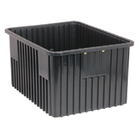 Bacs divisibles conducteurs, Polypropyl&egrave;ne, 17-1/2" la x 22-1/2" p x 12" h, Noir Air Extreme Inc.