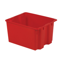 Polylewton Stack-N-Nest&reg; Containers, 12" x 21" x 17", Red Air Extreme Inc.