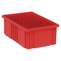 Contenants Divider Box, Plastique, 16,5" la x 10,9" p x 6" h, Rouge Air Extreme Inc.