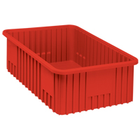 Contenants Divider Box, Plastique, 22,5" la x 17,5" p x 8" h, Rouge Air Extreme Inc.