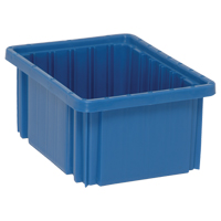 Contenants Divider Box, Plastique, 10,9" la x 8,3" p x 5" h, Bleu Air Extreme Inc.
