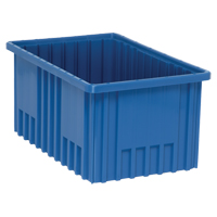 Contenants Divider Box, Plastique, 16,5" la x 10,9" p x 8" h, Bleu Air Extreme Inc.
