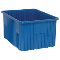 Contenants Divider Box, Plastique, 22,5" la x 17,5" p x 12" h, Bleu Air Extreme Inc.