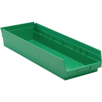 Bacs pour tablette, 8-3/8" la x 4" H x 23-5/8" p, Vert, Capacit&eacute; 50 lb Air Extreme Inc.