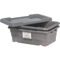 Bacs empilables en crois&eacute;, 16" la x  p x 8,5" h, Gris Air Extreme Inc.