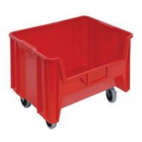 Bac g&eacute;ant mobile empilable, 12-7/16" ha x 19-7/8" la x 15-1/4" p, Capacit&eacute; de 250 lb, Rouge Air Extreme Inc.