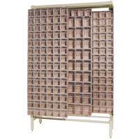 Free-Standing Tip-Out Bins Slider System, 48" W x 18" D x 77" H, 303 Drawers Air Extreme Inc.