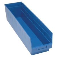 Bacs en plastique pour &eacute;tag&egrave;res Store More, 6-5/8" la x 6" H x 23-5/8" p, Bleu, Capacit&eacute; 90 lb Air Extreme Inc.