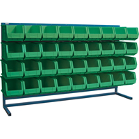 Rayonnage &agrave; persienne avec bacs, 36 bacs, 72" la x 15" p x 40" h Air Extreme Inc.