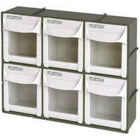 Bac basculant robuste, 11-3/4" la x 3-1/2" p x 9-3/4" h, 6 tiroirs Air Extreme Inc.