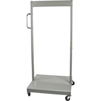 Servante mobile de bacs &agrave; plateaux inclinables - chariot seulement, &agrave; deux c&ocirc;t&eacute;s, 26-1/4" la x 22" p x 57-1/2" h Air Extreme Inc.
