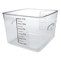 Rubbermaid&reg; Space Saving Square Container, Plastic, 11.4 L Capacity, Clear Air Extreme Inc.